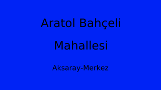 Aratol Bahçeli Mahallesi Thumbnail
