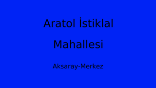 Aratol İstiklal Mahallesi Thumbnail