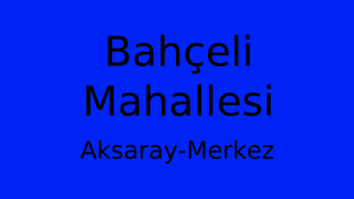 Bahçeli Mahallesi Thumbnail