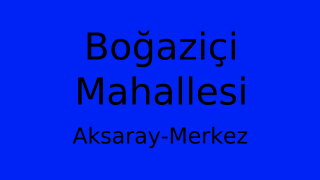 Boğaziçi Mahallesi Thumbnail