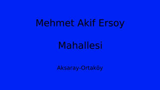 Mehmet Akif Ersoy Mahallesi Thumbnail