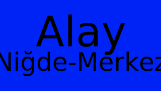 Alay, Merkez, Niğde Thumbnail