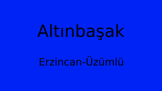 Altınbaşak, Üzümlü, Erzincan Thumbnail
