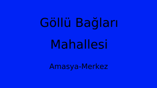 Göllü Bağları Mahallesi Thumbnail