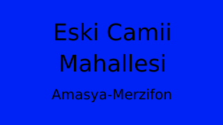 Eski Camii Mahallesi Thumbnail