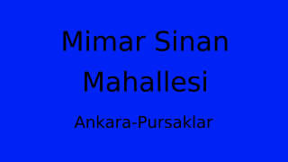 Mimar Sinan Mahallesi Thumbnail