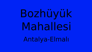 Bozhüyük Mahallesi Thumbnail