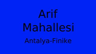 Arif Mahallesi Thumbnail