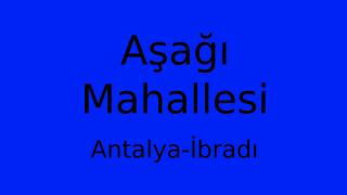 Aşağı Mahallesi Thumbnail