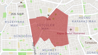 Sütçüler Mahallesi Harita Thumbnail