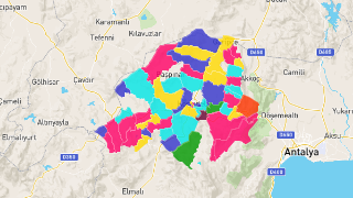 Antalya Korkuteli'nin Mahalleleri, Nüfus Bilgileri, Haritalar ve İstatistikler Thumbnail