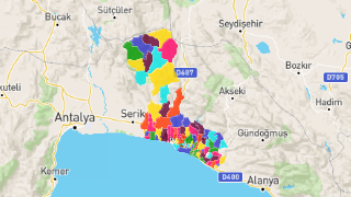 Antalya Manavgat'ın Mahalleleri, Nüfus Bilgileri, Haritalar ve İstatistikler Thumbnail