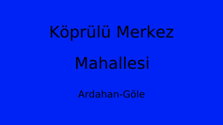 Köprülü Merkez Mahallesi Thumbnail