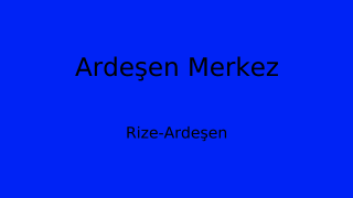 Ardeşen Belediyesi, Rize Thumbnail