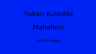 Yukarı Kuledibi Mahallesi Thumbnail
