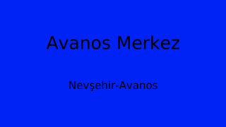 Avanos Belediyesi, Nevşehir Thumbnail