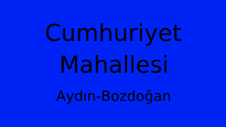 Cumhuriyet Mahallesi Thumbnail