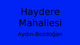 Haydere Mahallesi Thumbnail