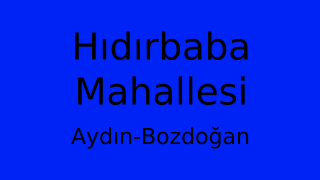 Hıdırbaba Mahallesi Thumbnail