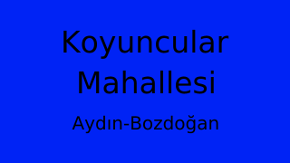 Koyuncular Mahallesi Thumbnail
