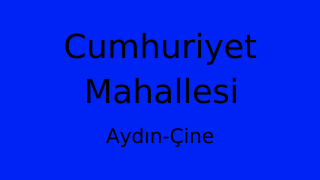 Cumhuriyet Mahallesi Thumbnail