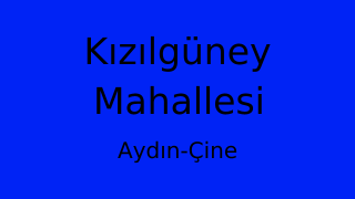 Kızılgüney Mahallesi Thumbnail