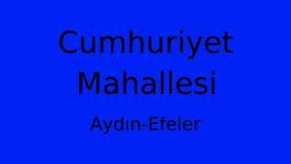Cumhuriyet Mahallesi Thumbnail