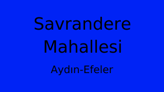 Savrandere Mahallesi Thumbnail