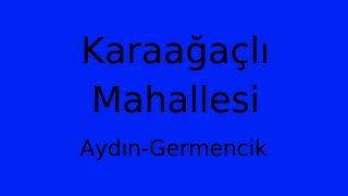 Karaağaçlı Mahallesi Thumbnail