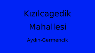Kızılcagedik Mahallesi Thumbnail