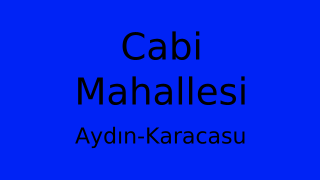 Cabi Mahallesi Thumbnail