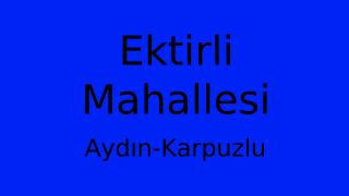 Ektirli Mahallesi Thumbnail