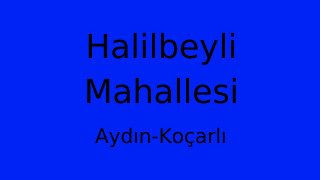 Halilbeyli Mahallesi Thumbnail