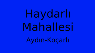 Haydarlı Mahallesi Thumbnail