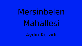 Mersinbelen Mahallesi Thumbnail