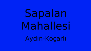 Sapalan Mahallesi Thumbnail
