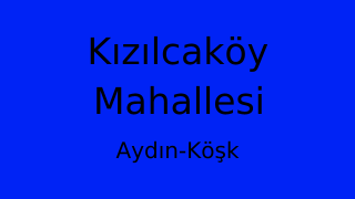 Kızılcaköy Mahallesi Thumbnail