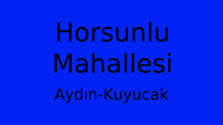 Horsunlu Mahallesi Thumbnail