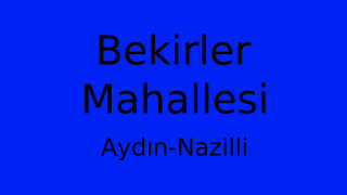 Bekirler Mahallesi Thumbnail