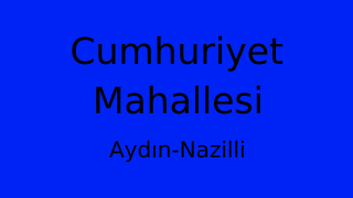 Cumhuriyet Mahallesi Thumbnail