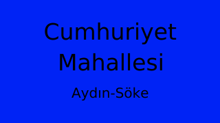 Cumhuriyet Mahallesi Thumbnail