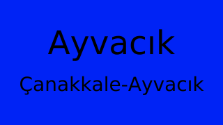Ayvacık Belediyesi, Çanakkale Thumbnail