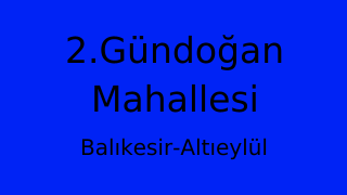 2.Gündoğan Mahallesi Thumbnail