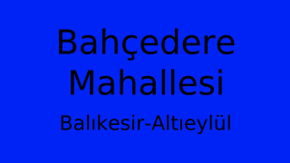 Bahçedere Mahallesi Thumbnail
