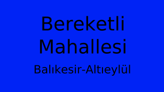Bereketli Mahallesi Thumbnail