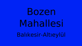 Bozen Mahallesi Thumbnail