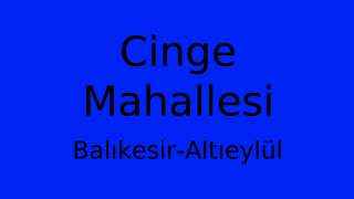 Cinge Mahallesi Thumbnail
