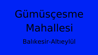 Gümüsçesme Mahallesi Thumbnail