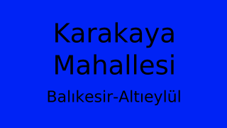 Karakaya Mahallesi Thumbnail
