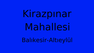 Kirazpınar Mahallesi Thumbnail